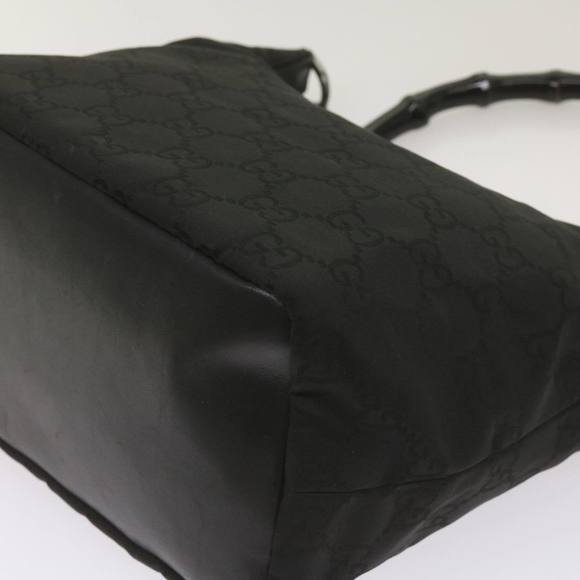 GUCCI Bamboo GG Canvas Hand Bag Black 000 0531 Auth ep3586 - Picture 16 of 16